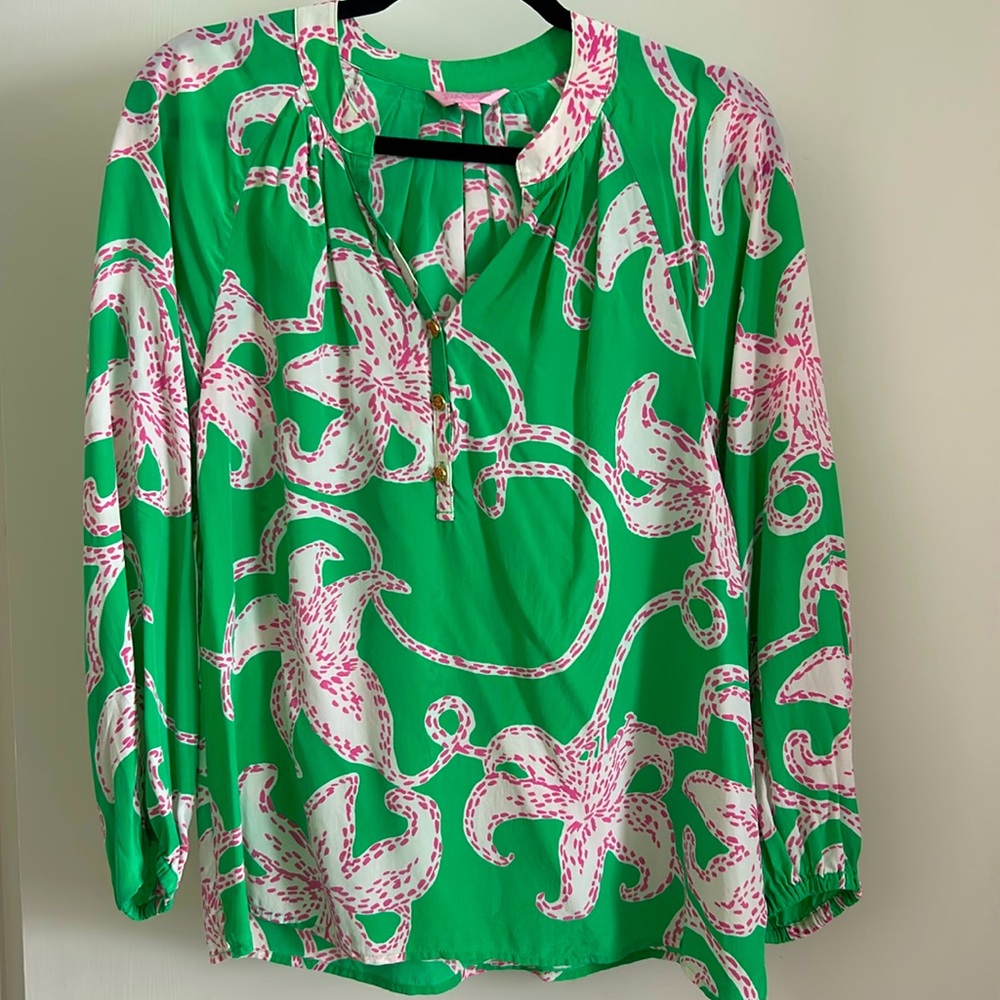 Lilly Pulitzer silk blouse